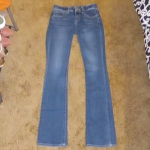 Women's Arizona denim flare jeans size 0 long